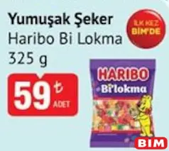 HARİBO Bİ LOKMA YUMUŞAK ŞEKER 325 G fiyat ve kampanya bilgisi